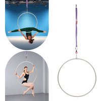 Aerial Hoop Set, Aerial Hoop, Sturdy Stainless Steel Gymnastics Equipment, 30KN W/Rigging Hardware for Studio image 3
