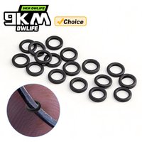 9KM Carp Round Ring 50-200pcs Fly Fishing Tippet Rings Brass Matter Finished Carp Fishing Accessaries for Freshwater Fishing