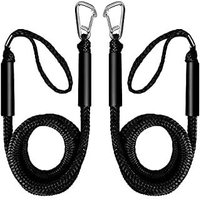 2/1PCS Dock Lines Elastic Marine Rope Bungee Cords Shock Ties for Kayak Watercraft Jet Ski Pontoon Canoe Power Boat Accessories