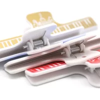 1 Pack Colorful Plastic Music Sheet Clip Book Paper Clip for Guitar Violin Piano Player Multi-function Spring Clip 15cm