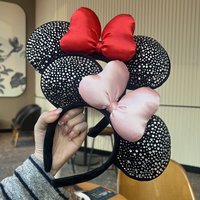 Cartoon Mouse Ear Headband New Holiday Party Christmas Snowman Headdress Cosplay for Adults Kids Hair Accessories Headwear
