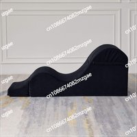 Umwandelbarer Yoga-Stuhl für Erwachsene mit ergonomischem Schaumstoff-Lounge, Taillenkissen und waschbarem Bezug mit Seitentasche