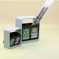 1Pcs Outdoor Sorting Bin Simulation Dustbin Model Dollhouse Mini Ornaments Park Scene Bin Decoration Play House Accessories Toys