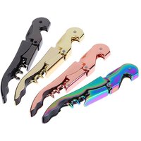 Wine Opener,Stainless Steel Double Hinge Corkscrew Professional Waiter Beer Bottle Opener for Restaurant Waiters or Bartenders