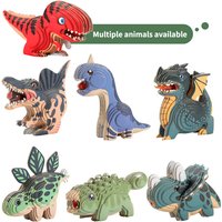 3D Jigsaw Puzzles for Kids Jurassic World Dinosaur Educational Toys Paper Animal Puzzle Cartoon Model Toys Children's Day Gift