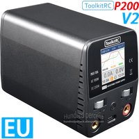ToolkitRC P200 V2 Adjustable Desktop Power Adapter Output 1-30V AC 100W DC 200W 10A Tybec IPS Suitable DC Charger M6D M7 M8P M9