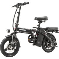 E-Bike SINOHON M3 500W Motor 36V10.4Ah Batterie 40KM Reichweite Elektrofahrrad 14'' Fat Tire Tragbares Urbanes Pendler-Reise-Faltrad Elektrofahrrad