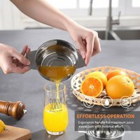 Manual Citrus Juicer Lemon Orange Squeezer Rustproof Press for Home Fresh Juice Preparation Kitchen