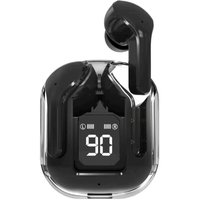 Transparent TWS Bluetooth Earphones Soft Silicone In-ear Design Wireless Sports Gaming Earbuds HiFi Stereo Audio LED Display