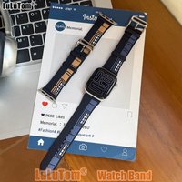 Luxury Knitted Jacquard Strap for Apple Iwatch Series 11 10 9 8 7 6 5 4 3 2 SE Ultra 38 40 41 42 44 45 46 49mm Sports Watch Band