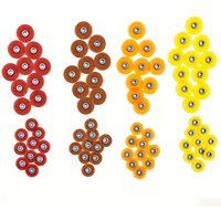 40Pcs Dental Finishing & Polishing Discs Refill P12 SuperfineFine/Medium/Coarse &1 Mandrel for Composite Restorations
