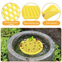 Bee Watering Station Floating Bee Feeder Island Bee Drinking Water Dispenser for Outdoor Garden Butterfly Thirsty Pollinators