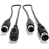ExcelValley - MIDI Extension Audio Cable - 5 Pin DIN - Male to Male or Female