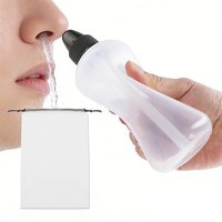 250ML Nasal Irrigator Nose Wash Cleaner Bottle Portable Liquid Empty Container for Rhinitis Nasal Washer Reusable Traveling