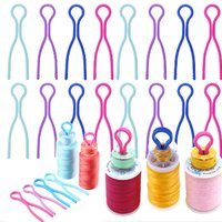 10-40Pcs Colorful Plastic Bobbin Thread Holders Sewing Bobbin Holder Clips DIY Sewing Bobbin Thread Organizer Tools