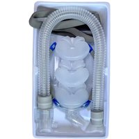 Original AirFit P10 CPAP Nasenpolster-Maske Komplettes Kopfstützen-Set mit Schlauch S/M/L Nasenpolster für Schlafapnoe und Schnarchprävention