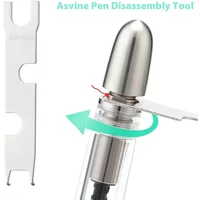 For Asvine P20 P36 P30 P50 V169 Piston and Vacuum Fountain Pens Metal Sliver Removing Tools Wrench School Office Stationery