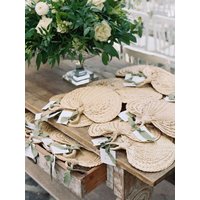 Natural Raffia Hand Fans Palm Leaf Hand Fans Buri Fans Bridal Gifts Outdoor Tropical Summer Themed Wedding Favor Fans Favor
