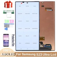 6.8"AMOLED Display Screen For Samsung Galaxy S23 Ultra S918B S918B/DS S918F Lcd Display Digital Touch Screen Digitizer Assembly
