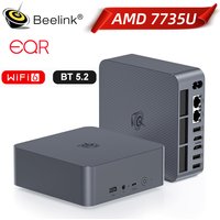 Beelink EQR7 AMD R7 7735U EQR6 R5 6600U EQR5 R5 5500U DDR4 16G RAM 500G SSD Windows 11 Mini PC 1000M WiFi6 4K Desktop Computer