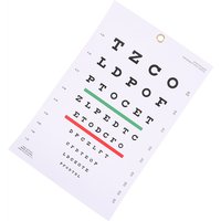1Pc Premium Snellen Eye Chart Wall Chart - Plastic Waterproof Eye Test Chart for Eye Exams | Medical/Optical Supplies
