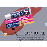 Oralhoe Denture Adhesive Comfortable Beautiful Care For Loose Dentures Daily Care Teeth Fixing Adhesive 40g