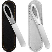 Stainless Steel Nail File, Dual-Sided Durable Tool for Thick Nails, Anti-Slip Grip for Smooth Shaping & Filing