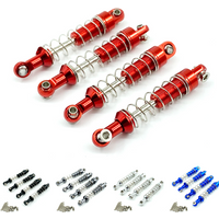 WPL C14 C24 MN D90 D91 D96 D99 D99S MN90 MN98 MN99S 4 stücke Metall Stoßdämpfer Dämpfer RC Auto Upgrades Teile Zubehör
