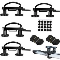 Roof Box Car Van Mounting Fitting Kit U-Bolts Clamps Cargo Carrier Rack U Brackets Clamps Roof Luggage Accessories