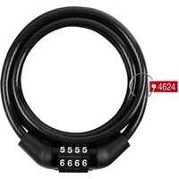4-Digit Combination Cable Lock 5.5mm×1100mm Steel Bicycle Lock Anti-Theft Bike Cable Lock