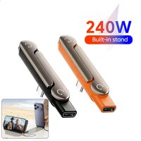 240W Foldable USB Type C Female Male Converter Adapter Phone Stand Bracket Holder Kit OTG USB-C for Phone