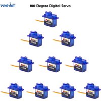1.5kg 9g Micro Digital Servo Plastic Gear POM Mini Servo Motor 3-6V 0-180 Degree for Arduino RC Drone Robot Feetech FT90B Servo