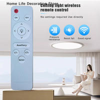 New Infrared Remote Control Stepless Dimmer LED Fan Lamp Living Ceiling Room For Light Ceiling Light Floodlight Remote Control