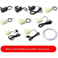 Silent submersible pump Mini Mini water pump DC3V 5V computer water cooling can be mobile phone charger or USB drive