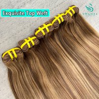 Highlight P4/27 Straight Human Hair Bundles Hair Weave Human Hair Omber Color Bundles 10-30 Inches Hair Extensions 1/3/4 Pcs