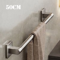 30-50cm Towel Bar Towel Rack for Bathroom Wall Mounted Heavy Duty Hand Towel Holder Space-Saving Bathroom Rack Rod