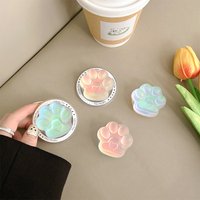 Korean Cute Colorful Laser 3D Cat Paw Magnetic Phone Holder Universal Smart Tok for iPhone Samsung Stand Socket