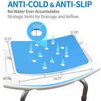 1PCS Non-Slip Bath Chair for Elderly Tub Aid Seat Bathroom Shower Stool Cushion Safe Environment
