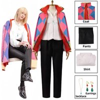 Anime Cosplay Jacket Necklace Coat Full Set Costume Halloween Costumes for Women Men