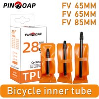 PINMOAP 1/2/5/10PCS Highway Car Inner Tube Ultra Light TPU Inner Tube Durable And Puncture Resistant Suitable For 700x18c/32c