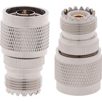 1pc N Male Plug Center To UHF Female SO-239 SO239 Jack RF Adapter Connector