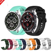 22mm Soft Silicone Strap For OnePlus Watch 3 2 2R/OnePlus 46mm Sport Watchband For OPPO Watch 4 Pro X X2/Realme Watch S 2 3 Pro
