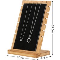 Solid Wooden Necklace Frame Fashion Jewelry Display Frame Pendant Support Jewelry Display Props