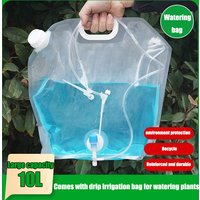 10L Adjustable Watering Bag with On/Off Switch for Gardening, Flower Watering, Fruit Tree Planting, Drip Irrigation System