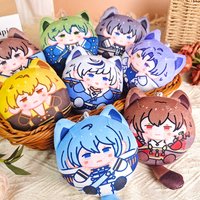 Game Nu: Carnival Anime Blade Olivine Edmond Yakumo Quincy Eiden Garu Kuya Soft Plush Dumplings Backpack Pendant Keychain Dango