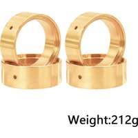 FMS FCX24 Power WAGO Heavy Brass Axle Counterweight Wheel Hub Lnner Ring For RC Crawler 1/24 Beadlock Clamp Rings Upgrades