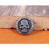 50x Biker Skull Skeleton Leather Rivets Set For Bag Shoe Clothing Leathercraft
