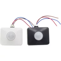 12V 220V PIR Sensor Switch Outdoor Motion Detector Sensor Timer 110V Automatic Infrared Light Switch for 12V 220V Light