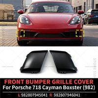 For Porsche 2017-2025 718 Boxster Cayman Spyder (982) Front Bumper Grille Cover Left And Right OEM 982807945041 982807946041