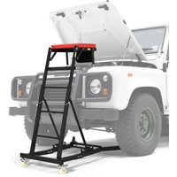 Motorwerkbank für LKWs & SUVs, Kfz-Motorwerkbank, Kfz-Werkzeuge für Reparatur & Wartung, Hochleistungsfähig mit 400 lbs Tragkraft, Verstellbare Höhe 49"-76" – 360° ° Feststellrollen